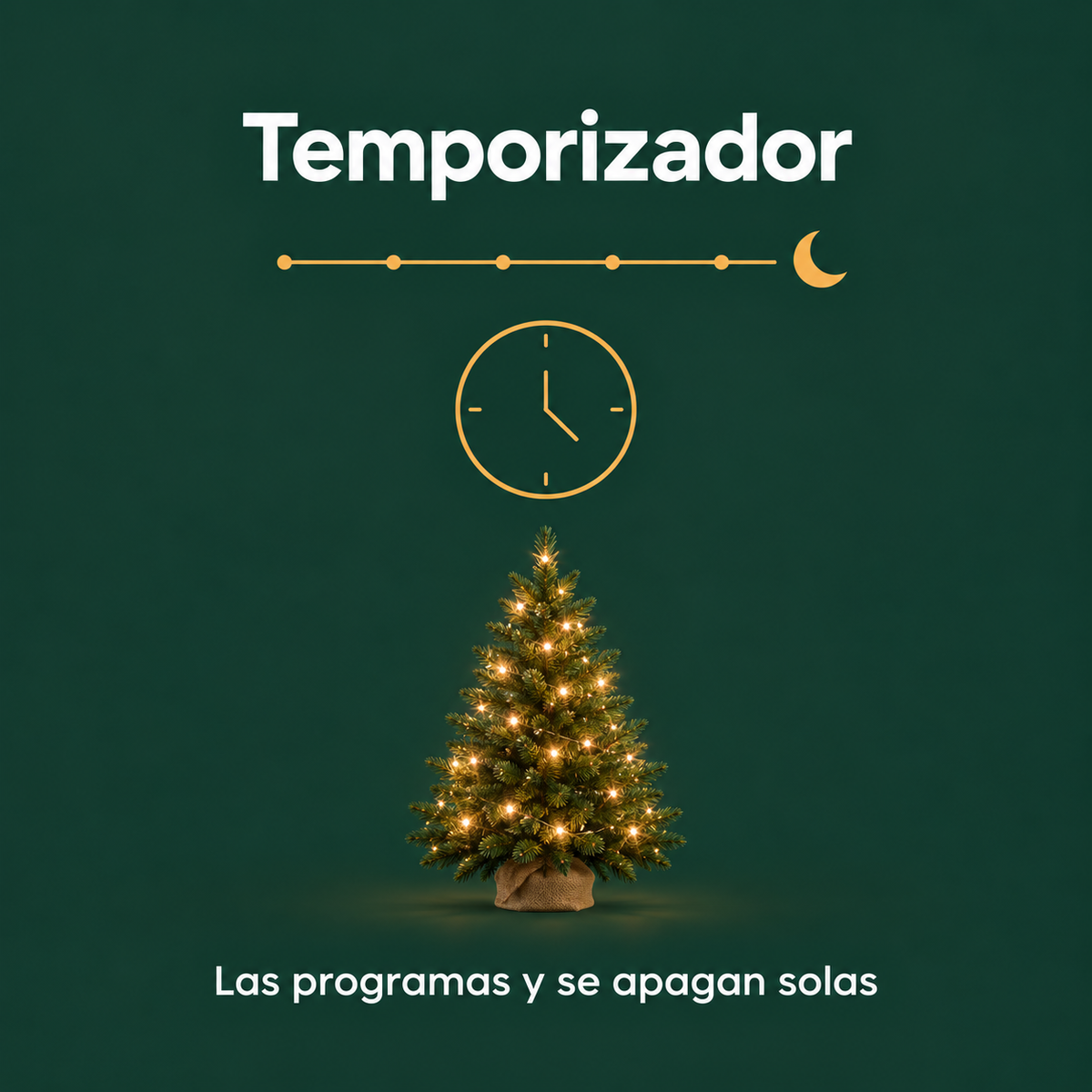 Luces Inteligentes para Árbol de Navidad