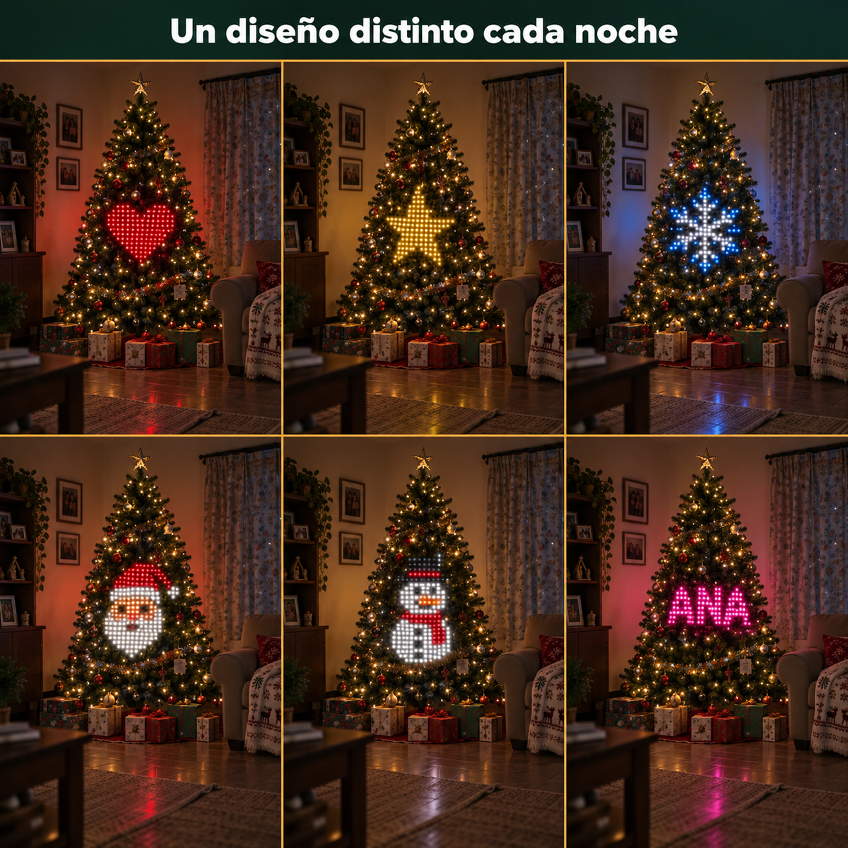 Luces Inteligentes para Árbol de Navidad