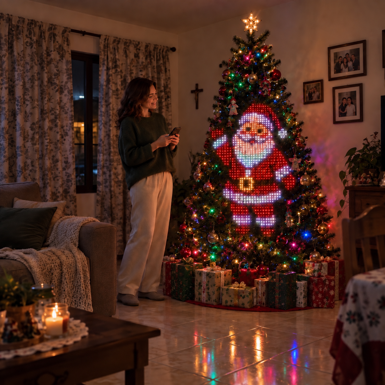 Luces Inteligentes para Árbol de Navidad
